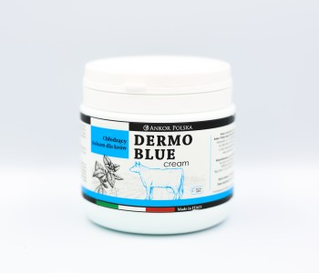 Ankor Polska Dermo Blue, balsam z olejkiem z mięty pieprzowej dla krów, 500 g