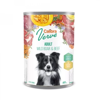 Calibra Dog Verve GF Adult, karma w puszce dla dorosłego psa, 400g